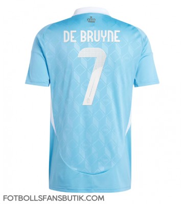 Belgien Kevin De Bruyne #7 Replika Bortatröja EM 2024 Kortärmad